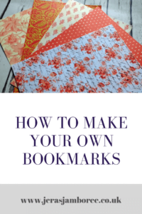 How to make your own bookmarks