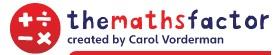 Logo for The Maths Factor 
