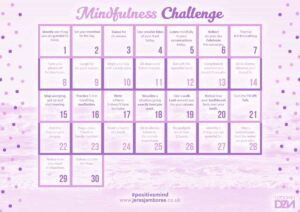 Challenges for 30 days of mindfulness