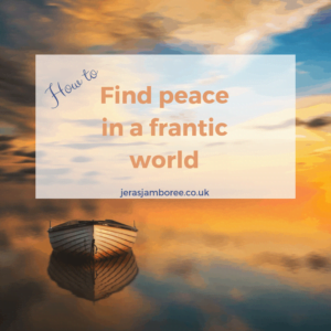 How to find peace in a frantic world