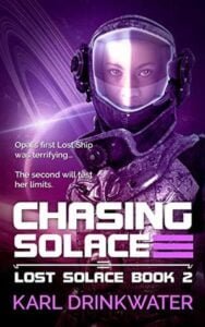 Book cover Chasing Solace Karl Drinkwater
