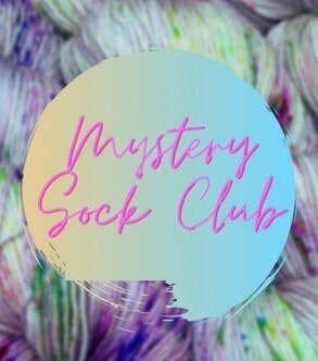 holding image for the Mystery Yarn Sock Club