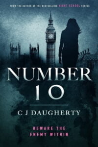 book cover for Number 10 by C J Daugherty