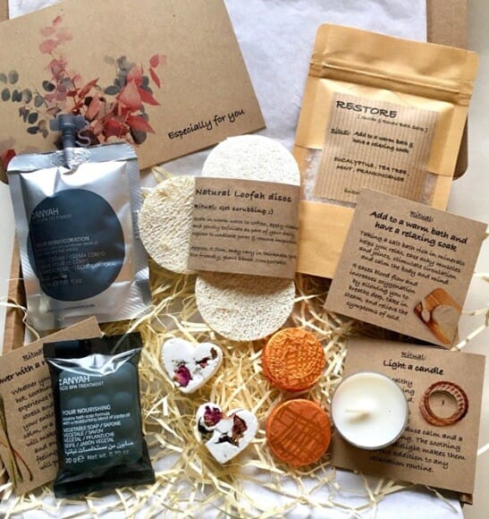 Mini spa treats in a gift box for gifting or keeping yourself