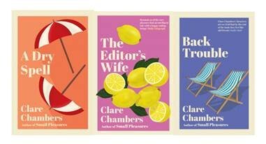 Reissued stylish covers for Clare Chambers novels published by Arrow