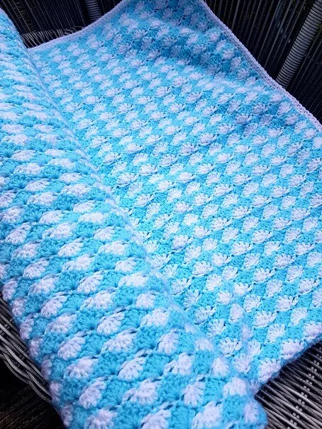 5 Shell Stitch Baby Blanket Free Crochet Pattern