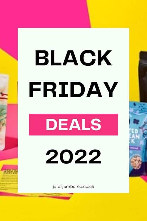 Black Friday holding image in bright colours