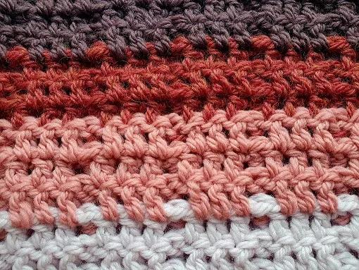 Wrong side of the fabric on the pattern for an infinity scarf