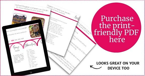 holding image to purchase the crochet pattern