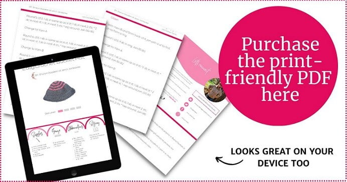 holding image for buying this crochet pattern on Etsy