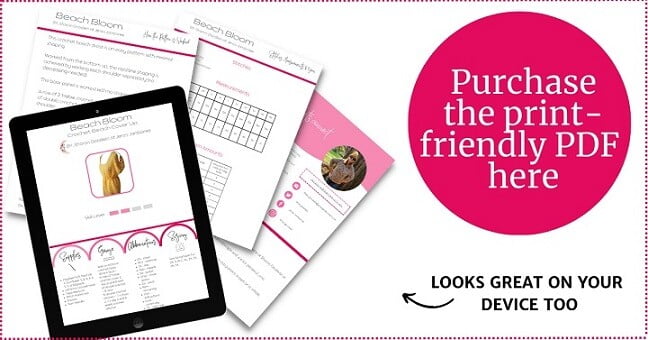 holding image for purchasing the crochet beach cover up on Etsy