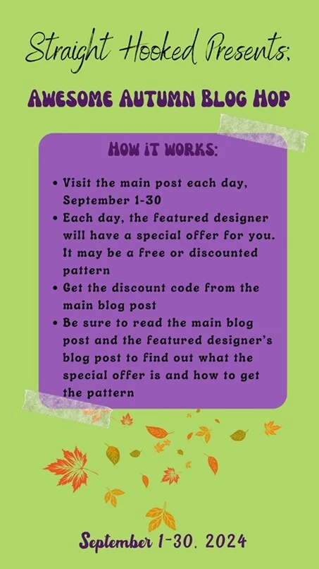 image shows how the blog hop works