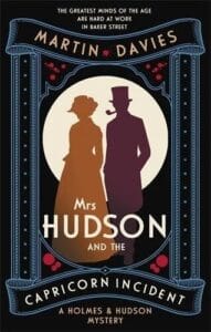 book cover for Mrs Hudson and the Capricorn Incident by Martin Davies